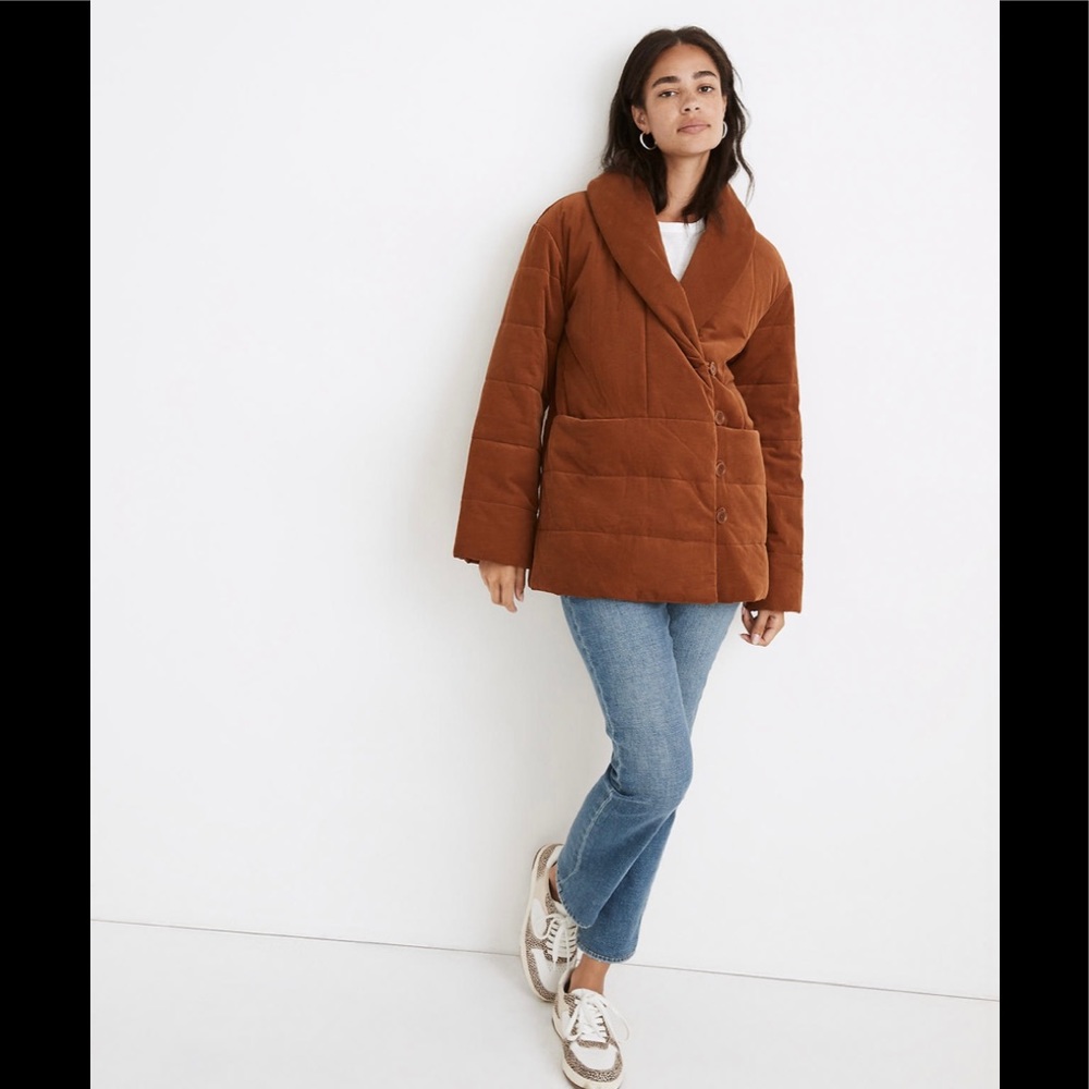 Madewell Corduroy Ensley Quilted Jacket - NWT!